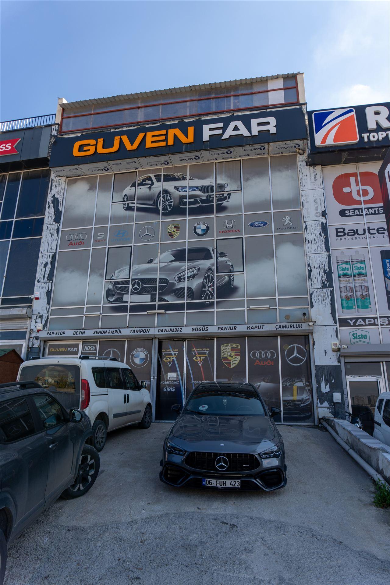 Güven Far mağaza girişi