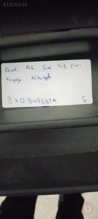 Audi A1 Sol Sis Farı Kapağı Nikelajlı 8X0807681A
