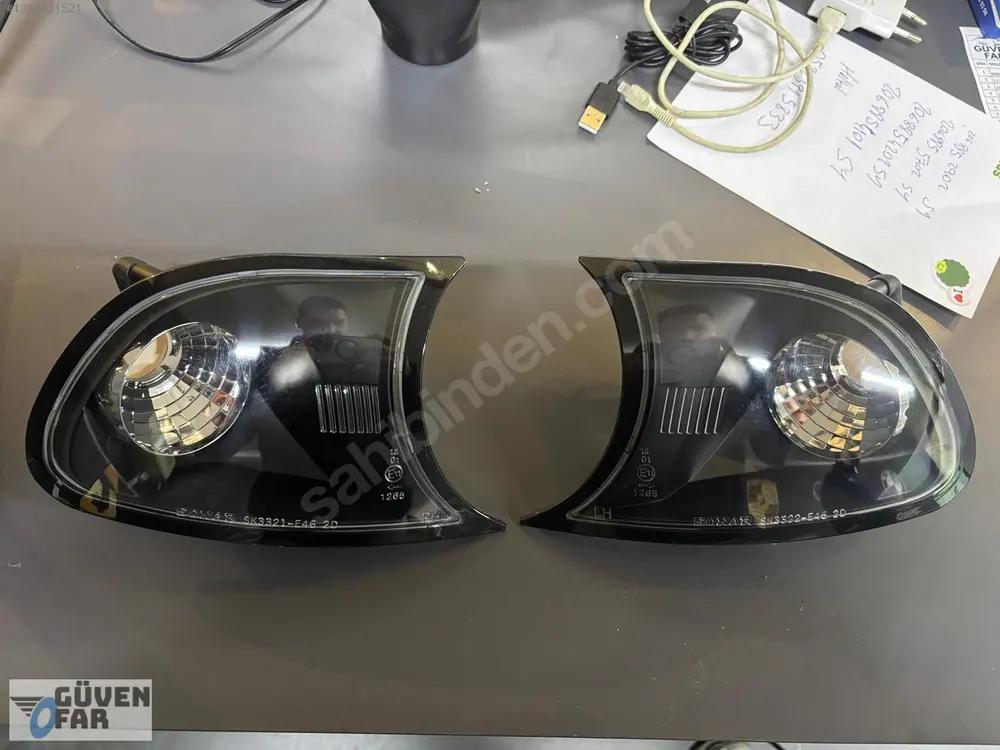 BMW E46 Sağ Sol Siyah Sinyal Set SK3325-E462D01-NA