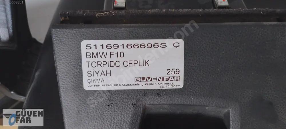 BMW F10 Torpido Ceplik Siyah 51169166696S