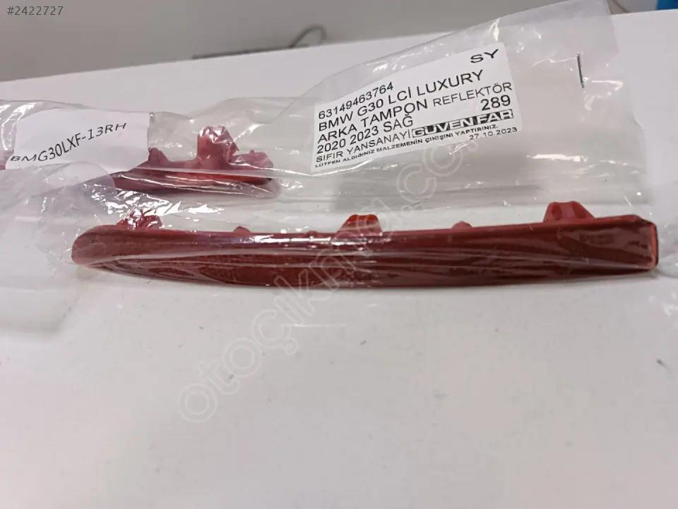 BMW G30 LCI Luxury Arka Tampon Sol Reflektör 2020 2023 63149463763