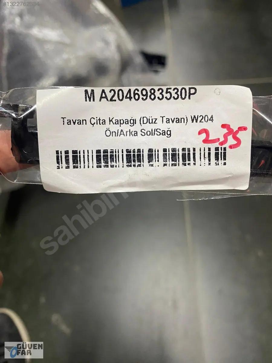 Mercedes C W204 Sağ Sol Ön Arka Tavan Çıta Kapağı 2046983530