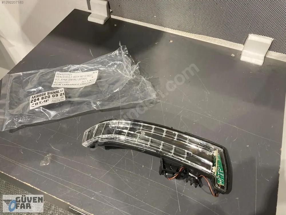 Mercedes C W204 W212 W221 Sol Ayna Sinyali Siyah 2048200921 - görsel 2