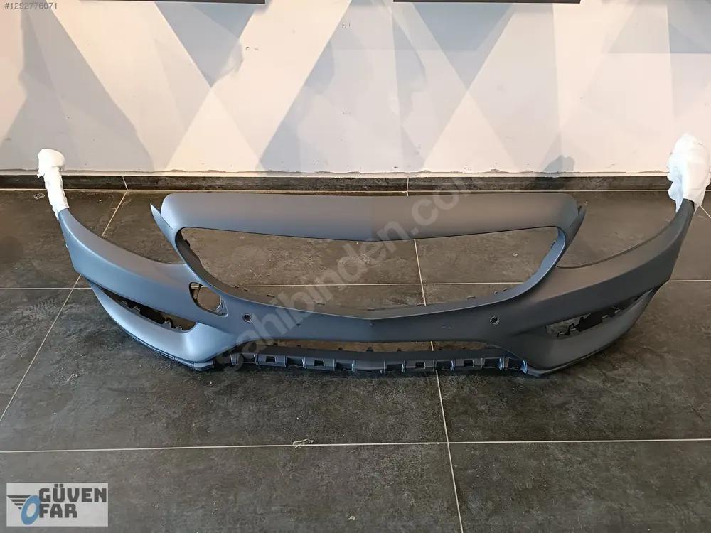 Mercedes C W205 AMG Ön Tampon Dolu 2014 2018 2058801840 - görsel 2