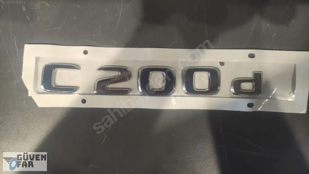 Mercedes C W205 C200D Bagaj Yazısı Krom 2058179500