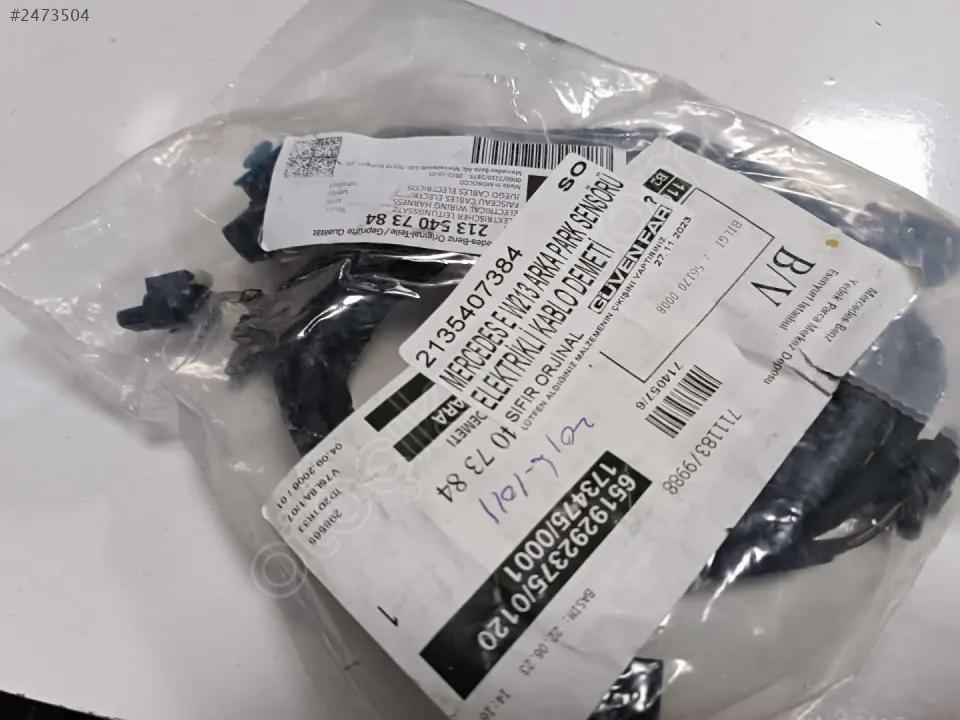 Mercedes E W213 Arka Park Sensörü Elektrikli Kablo Demeti 2135407384