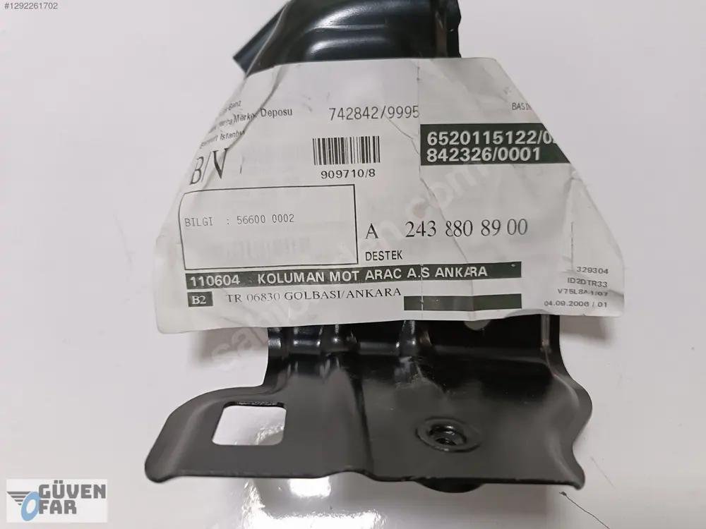 Mercedes EQB W243 Sol Ön Çamurluk Destek Braketi 2438808900