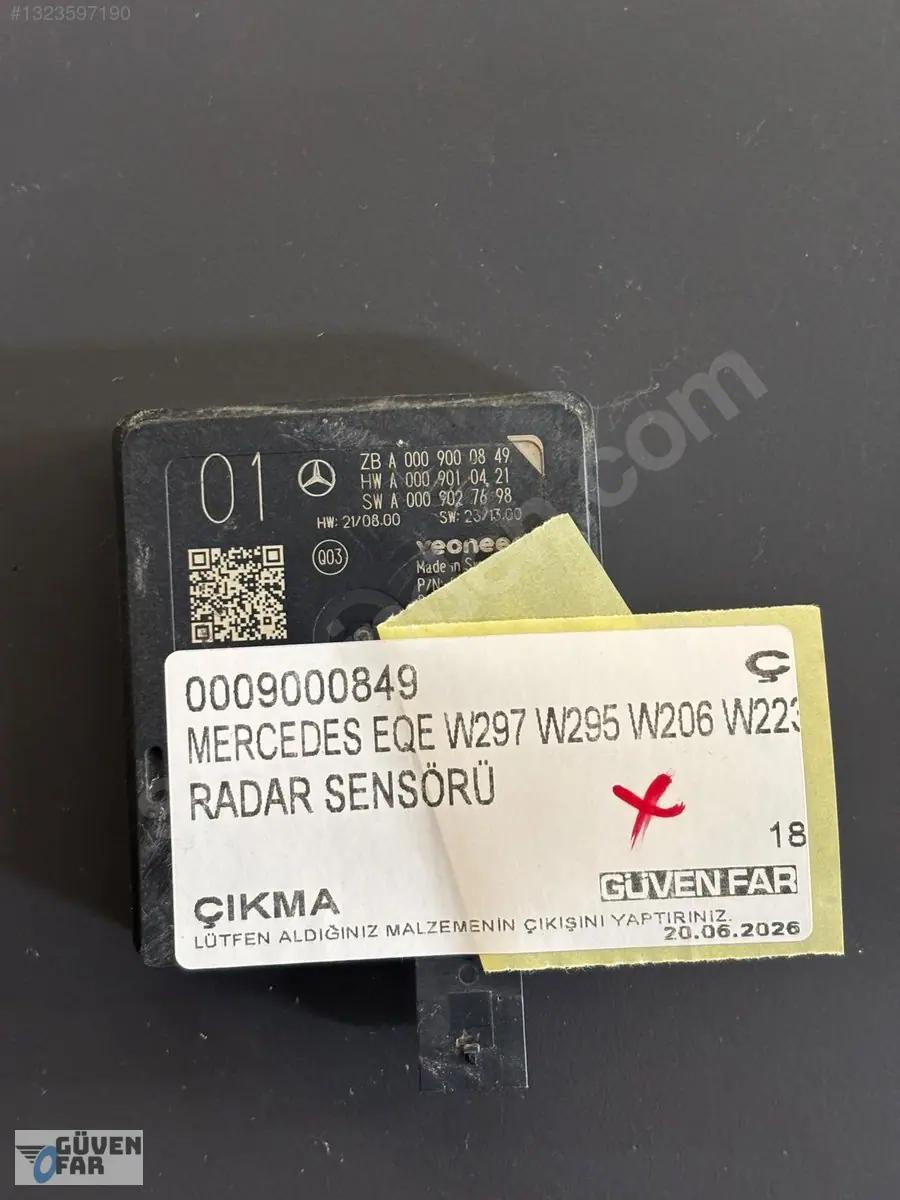 Mercedes EQE W297 W295 W206 W223 Radar Sensörü 0009000849