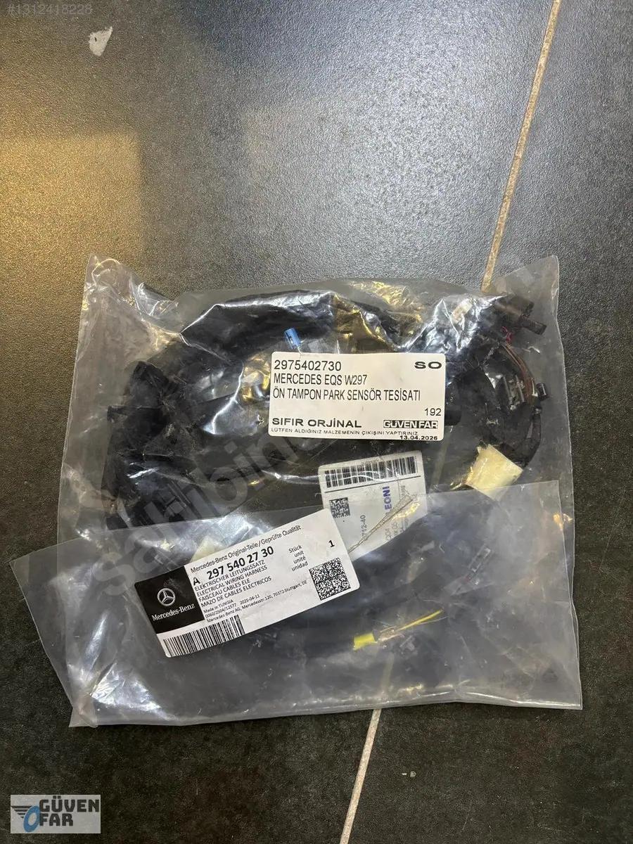 Mercedes EQS W297 Ön Tampon Park Sensör Tesisatı 2975402730