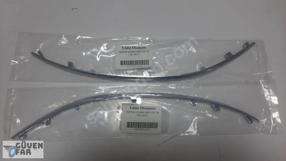 Mercedes S W222 Ön Tampon Sağ Nikelaj 2013 2017 2228851421