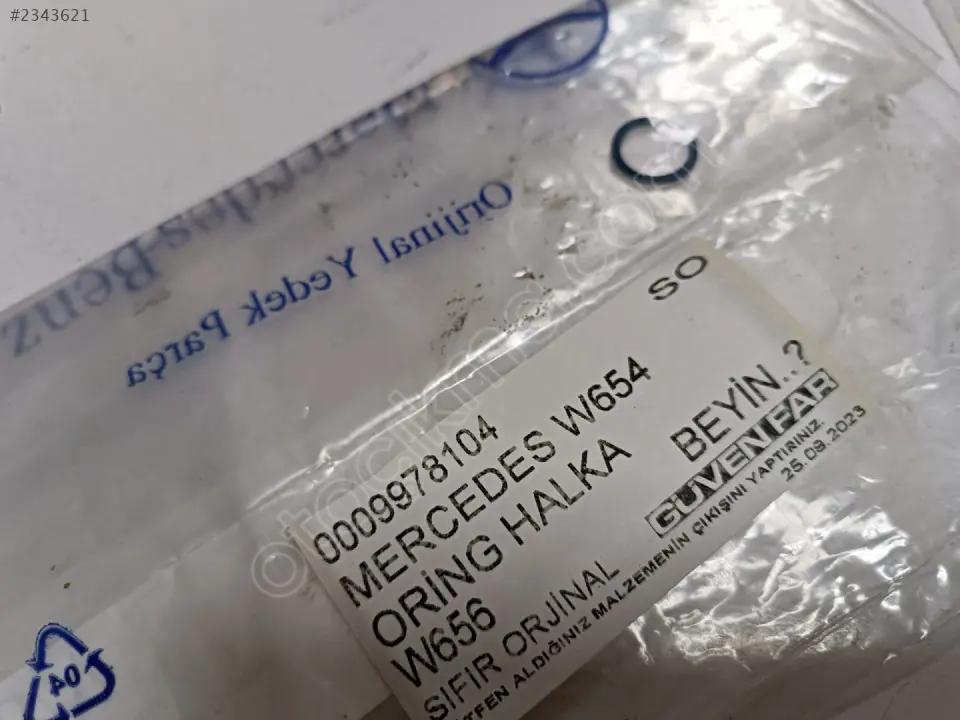 Mercedes W654 W656 Oring O-ring Halka 0009978104
