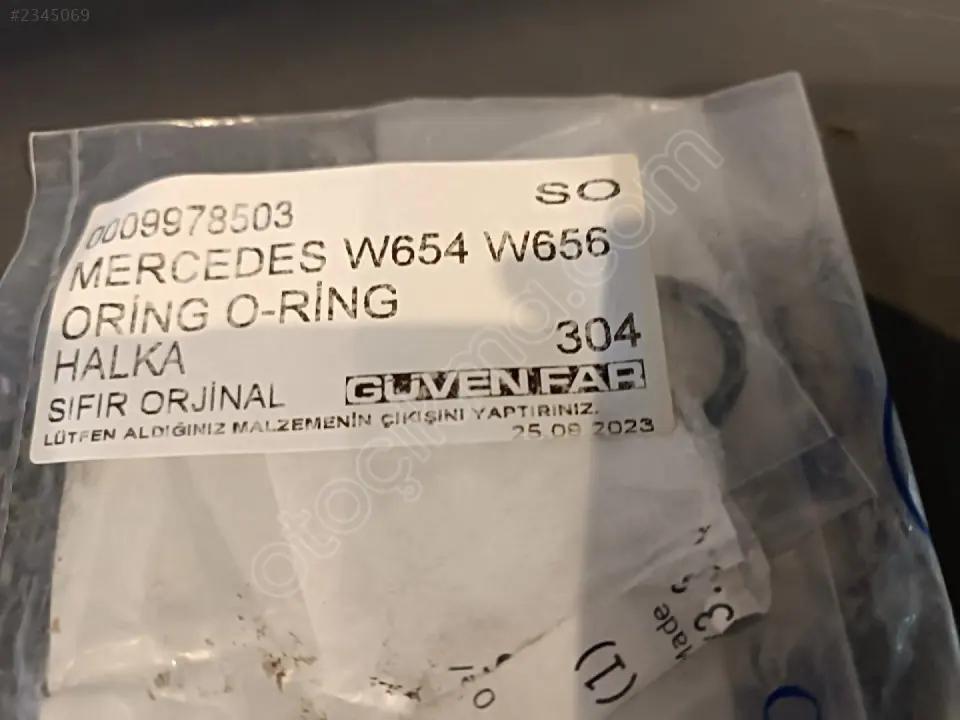 Mercedes W654 W656 Oring O-ring Halka 0009978503