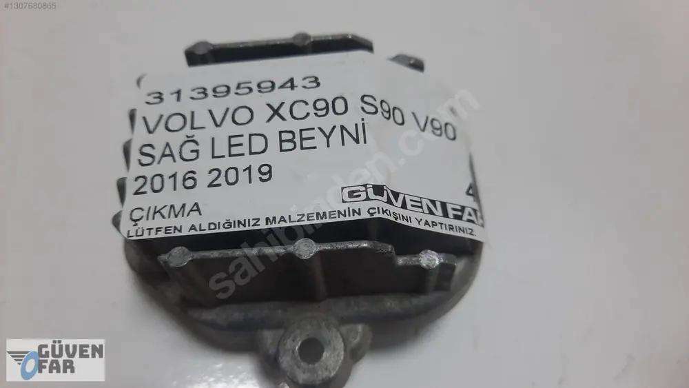 Volvo XC90 S90 V90 Sağ LED Beyni 2016 2019 B105151-B B9081-D 31395943