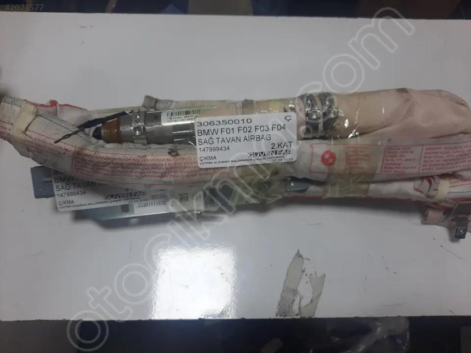BMW F01 F02 F03 F04 Sağ Tavan Airbag 147999434 306350010