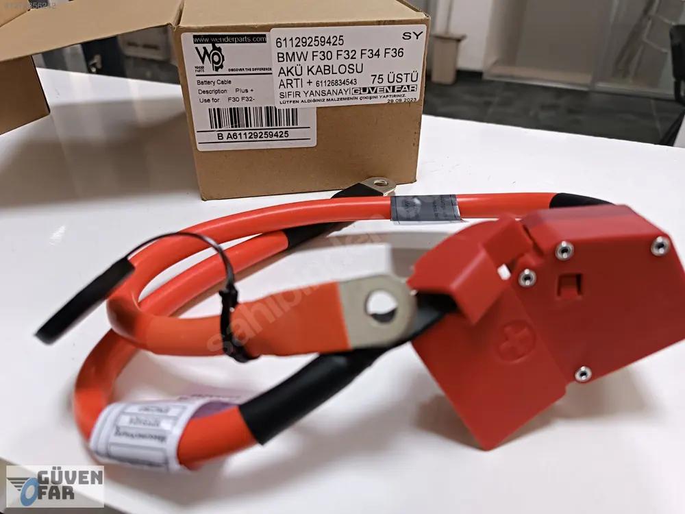 BMW F30 F32 F34 F36 Akü Kablosu Artı + 61126834543 61129259425