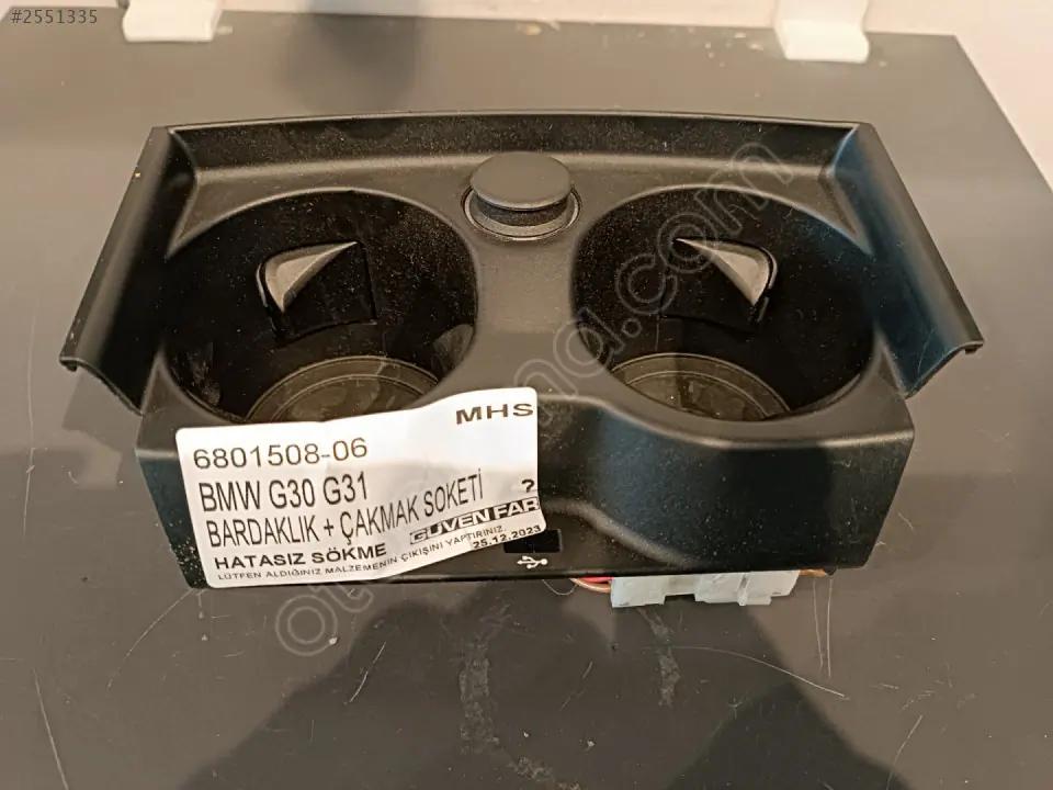 BMW G30 G31 Bardaklık + Çakmak Soketi 6801508-06