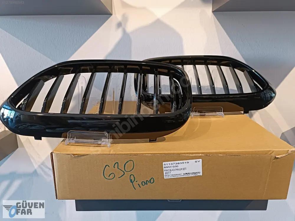 BMW G30 Piano Black Panjur Seti 2017 51137383520 51137383519