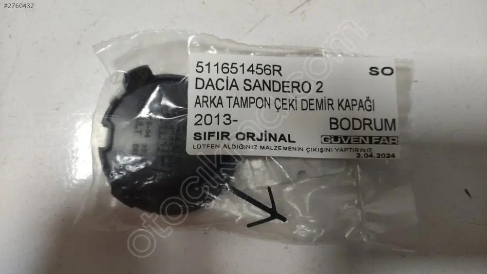 Dacia Sandero 2 Arka Tampon Çeki Demir Kapağı 2013 511651456R