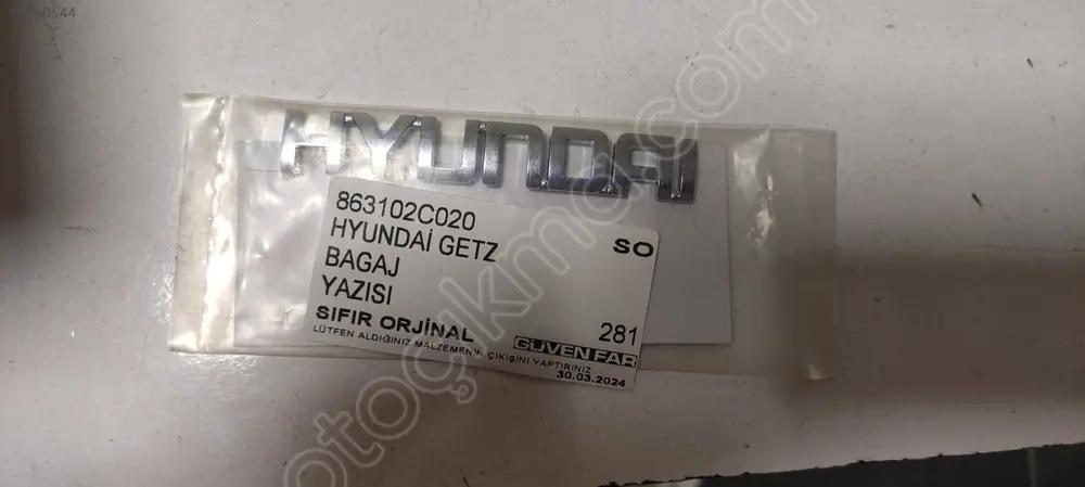Hyundai Getz Bagaj Yazısı 863102C020