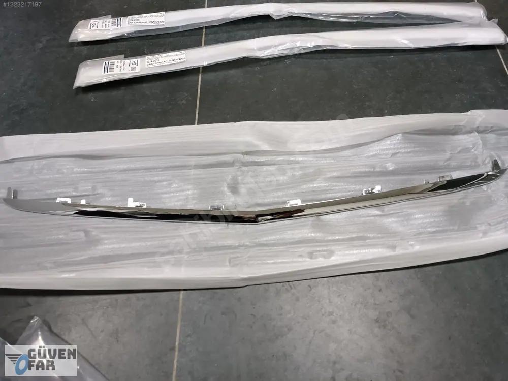 Mercedes C W205 Ön Tampon Orta Nikelaj Luxury 2014 2018 2058850323