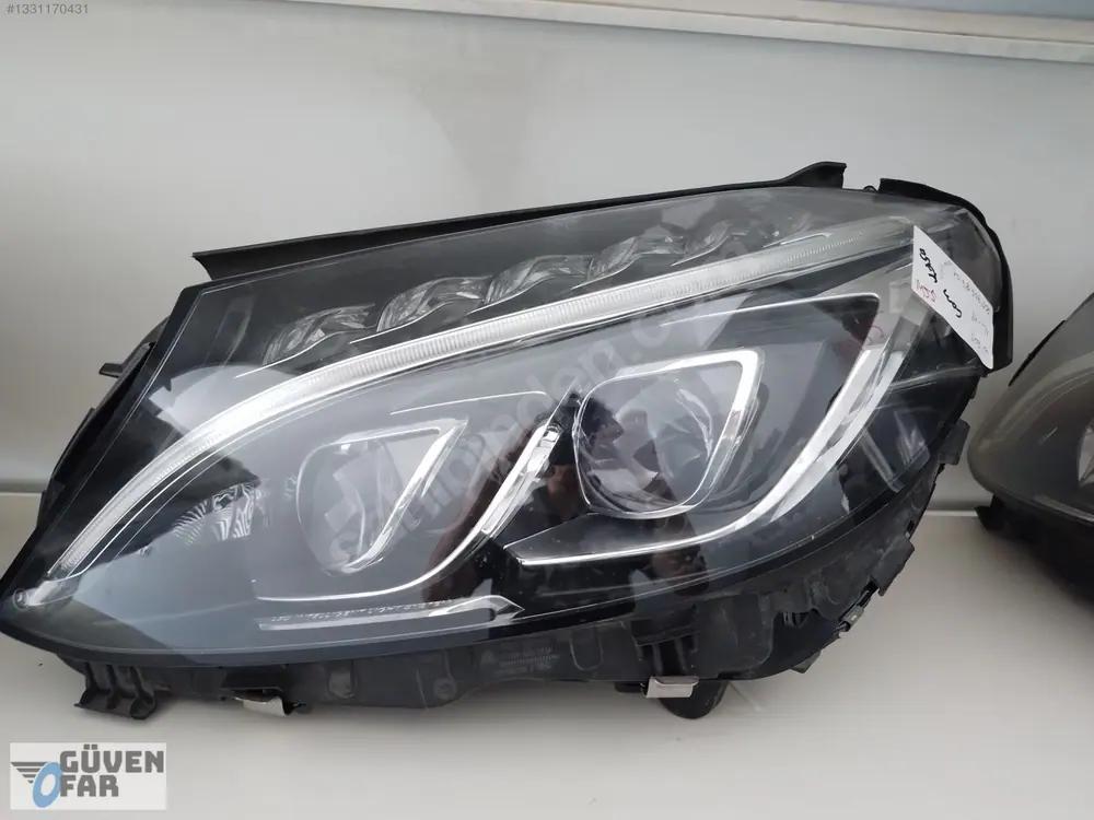 Mercedes C W205 Sol Far Çift Mercek 2014 2018 2059068701