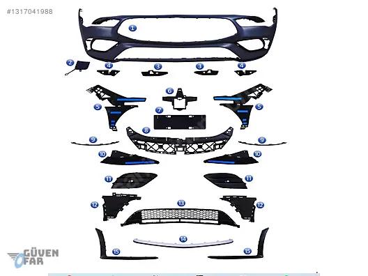 Mercedes CLA W118 Makyajlı AMG Ön Tampon Dolu 2019 1188853901