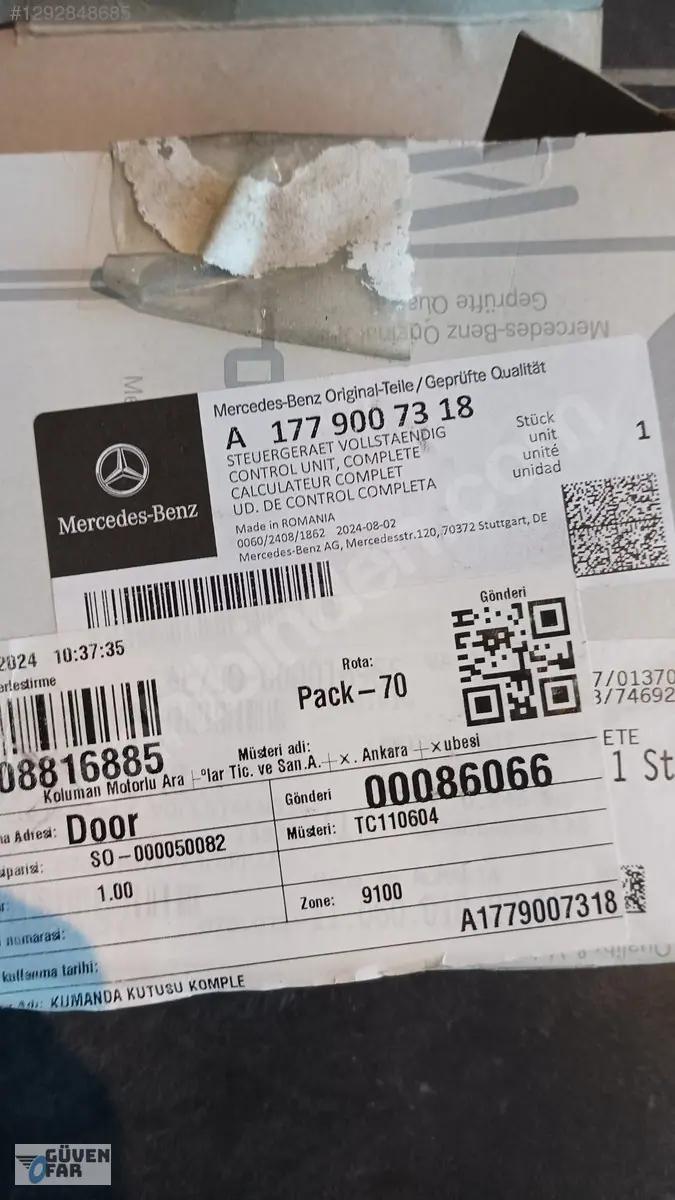 Mercedes CLA W177 W118 W247 Airbag Beyni 1779007318 1779009515