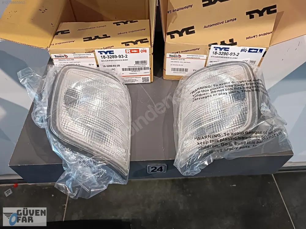 Mercedes E W124 Ön Sinyal Sol Beyaz 1993 1995 1248260943