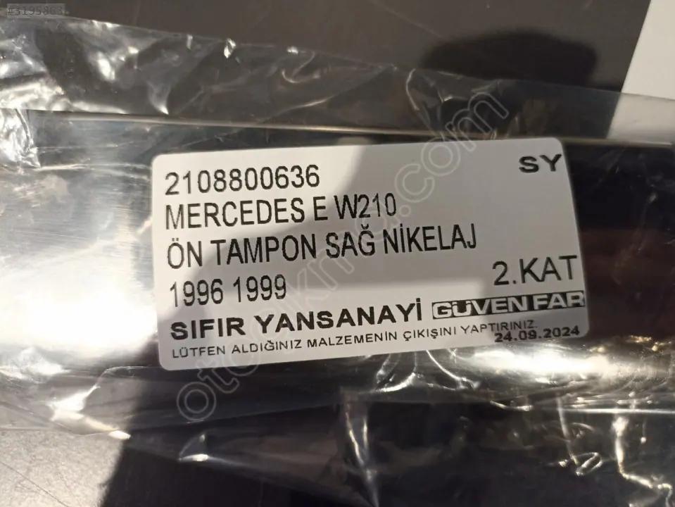 Mercedes E W210 Ön Tampon Sağ Nikelaj 1996 1999 2108800636