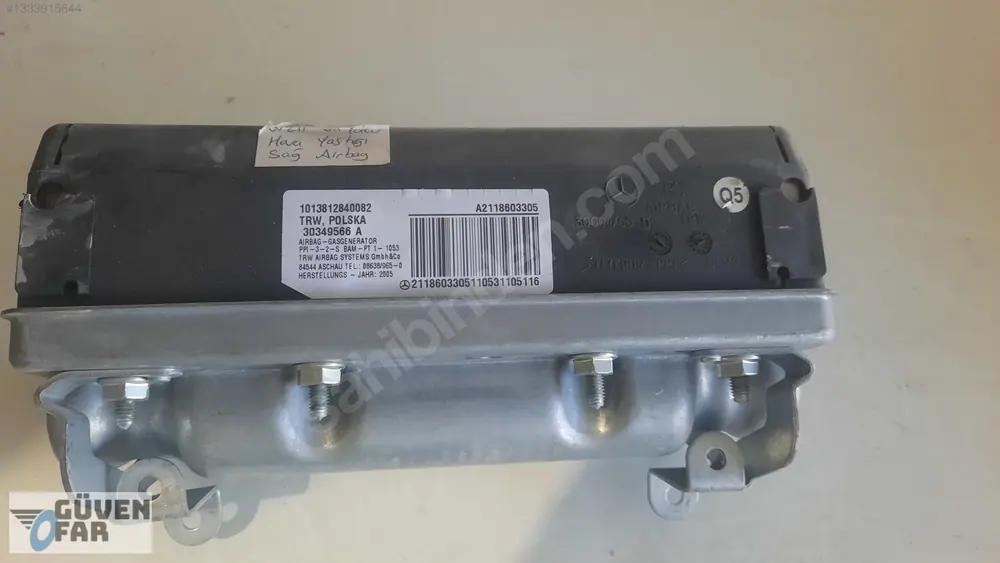 Mercedes E W211 Yolcu Airbag A2118603305