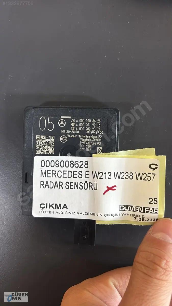 Mercedes E W213 W238 W257 Radar Sensörü 0009008628