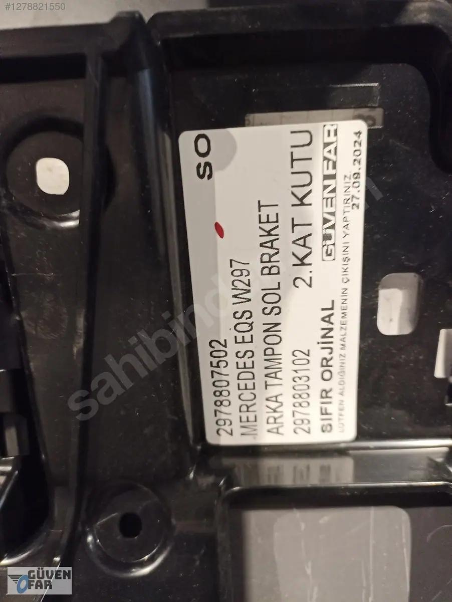 Mercedes EQS W297 Arka Tampon Sol Braket 2978803102 2978807502