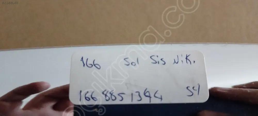 Mercedes ML W166 AMG Sol Sis Farı Nikelajı 1668851374