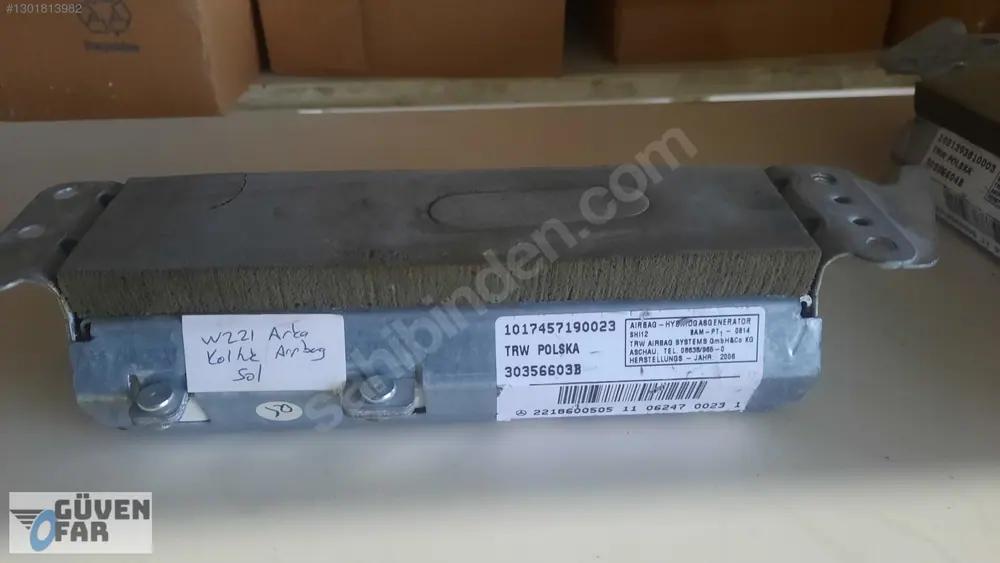 Mercedes S W221 Arka Koltuk Airbag Sol A2218600505