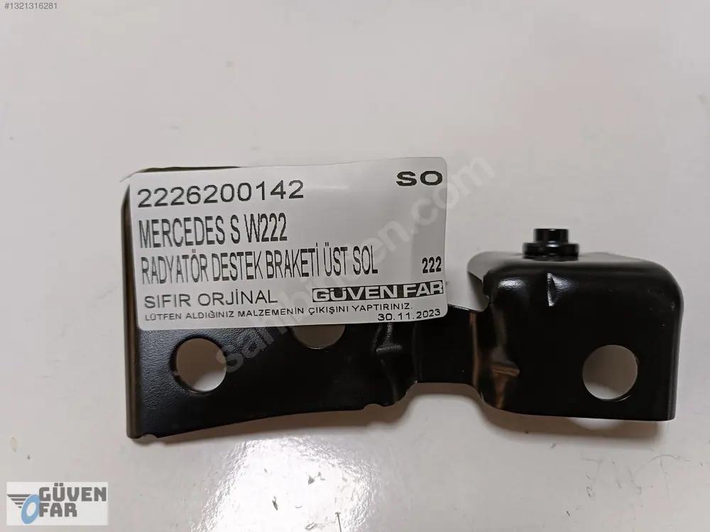 Mercedes S W222 Radyatör Destek Braketi Üst Sol 2226200142