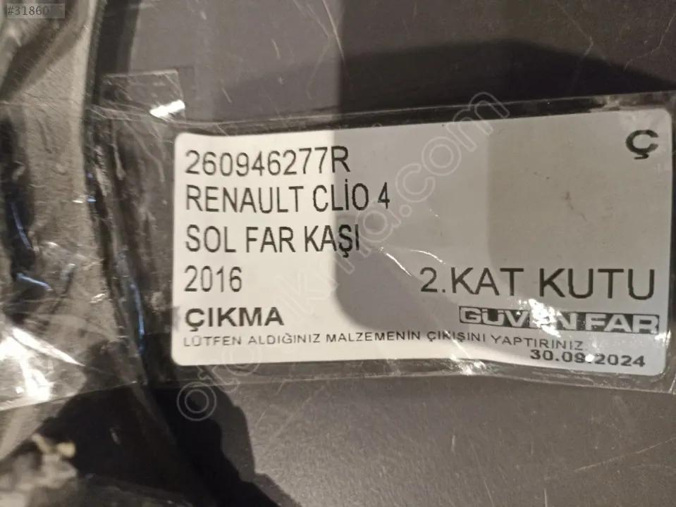 Renault Clio 4 Far Kaşı Sol 2016 260946277R