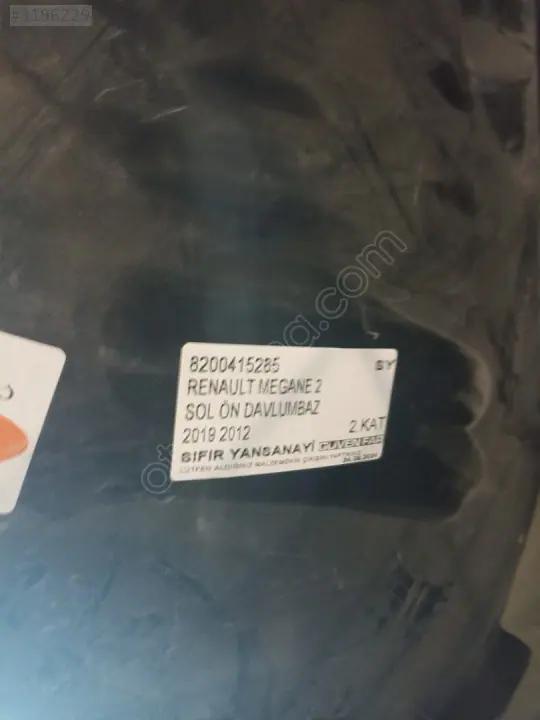 Renault Megane 2 Sol Ön Davlumbaz 2009 2012 8200415285