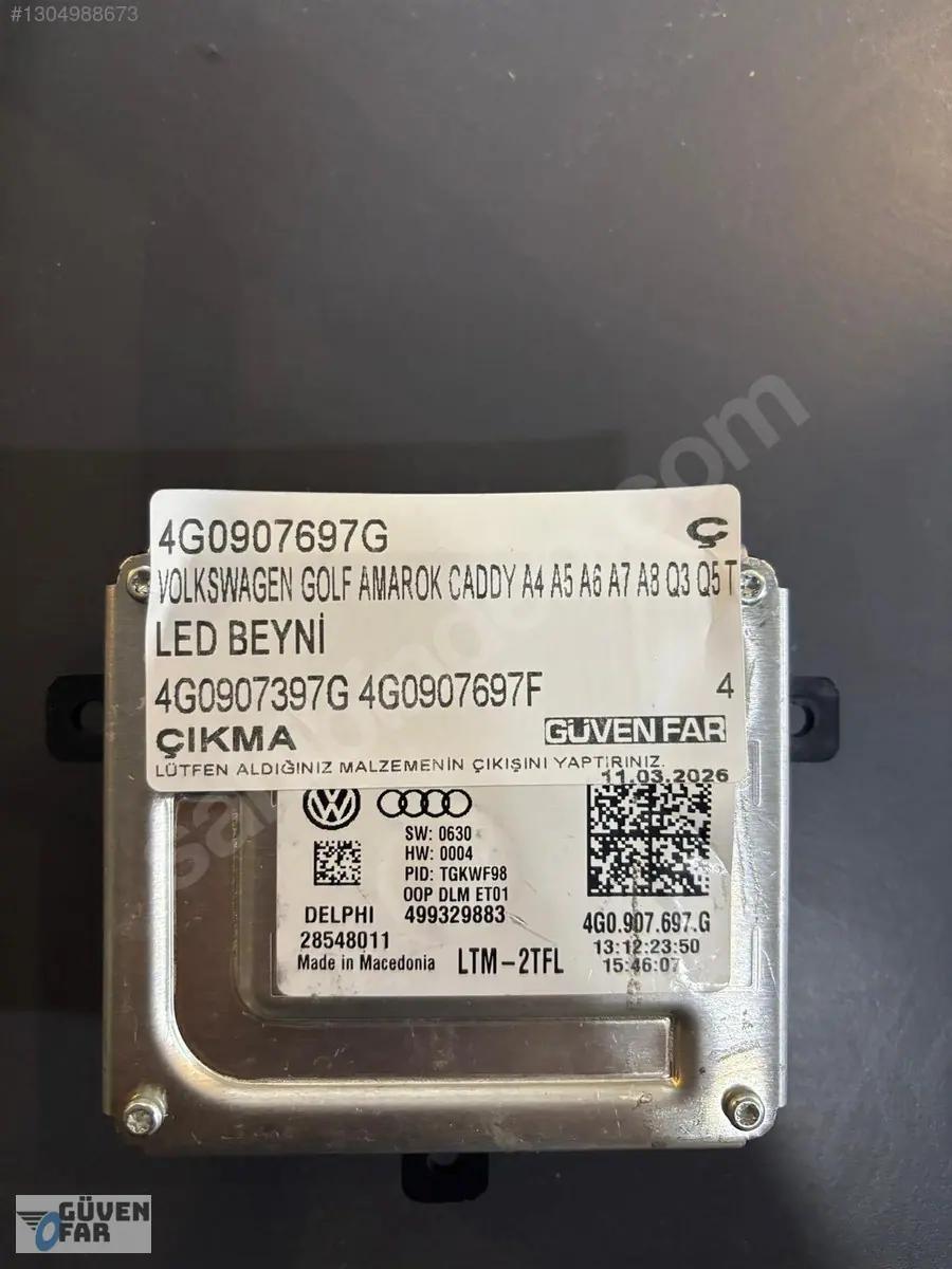 Volkswagen Golf Amarok Caddy A4 A5 A6 A7 A8 Q3 Q5 TT LED Beyni 4G0907397G 4G0907697F 4G0907697G