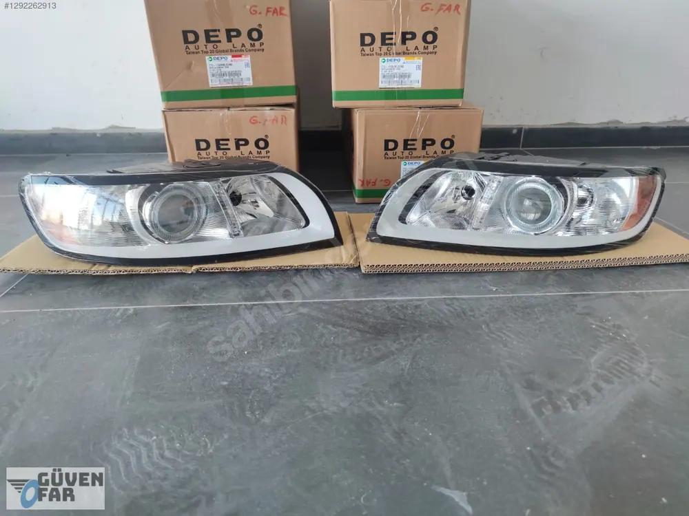 Volvo S40 V50 Sağ Far Düz 2008 2012 DEPO 31265695 31299584 7731130R 773-1130R